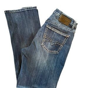Buckle Men's Classic Blue Bootcut Jeans